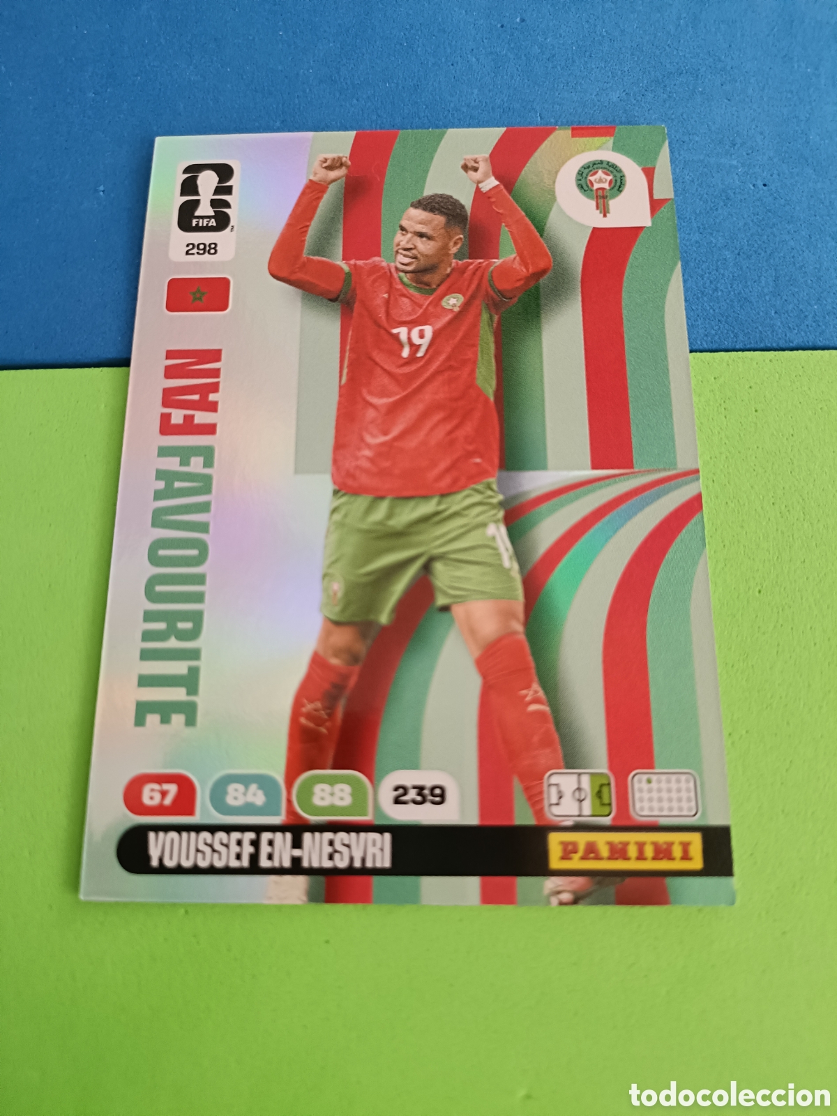 Cartes &agrave; collectionner de Football: Adrenalyn XL Fifa World cup 2026 mundial - Fan Favourite 298 En-Nesyri