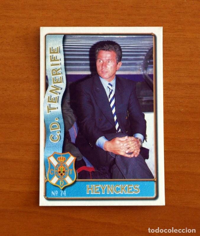 Fu&szlig;ball-Sticker: Tenerife -N&ordm; 74 Jupp Heinckes Entrenador -Mundicromo Las Fichas de la Liga de F&uacute;tbol 1996-1997-96-97