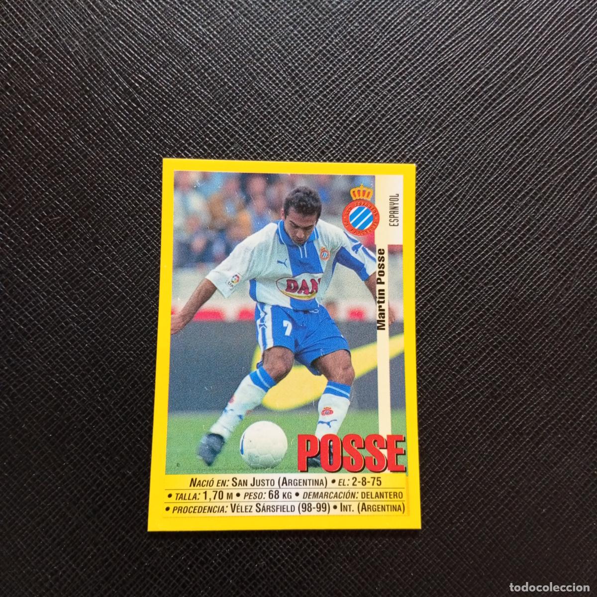 Fu&szlig;ball-Sticker: 129 POSSE ESPA&Ntilde;OL PANINI 1999 2000 CROMO FUTBOL LIGA 99 00 SIN PEGAR - A183 PG145
