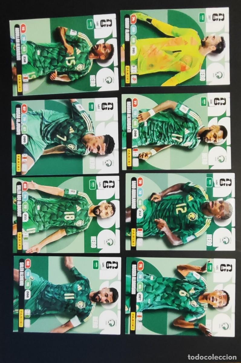 Cromos de F&uacute;tbol: ADRENALYN XL FIFA WORLD CUP 2026 LOTE DE 8 CARTAS ARABIA SAUDI # PANINI