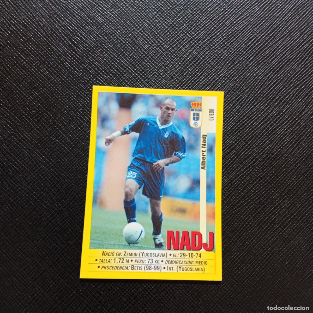 Cromos de F&uacute;tbol: 257A 257 NADJ OVIEDO PANINI 1999 2000 CROMO FUTBOL LIGA 99 00 SIN PEGAR - A183 PG154