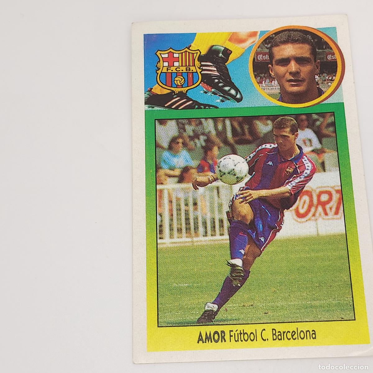 Cromos de F&uacute;tbol: CROMO AMOR BARCELONA 1993 1994 93 94 EDICIONES ESTE ADHESIVO SIN PEGAR