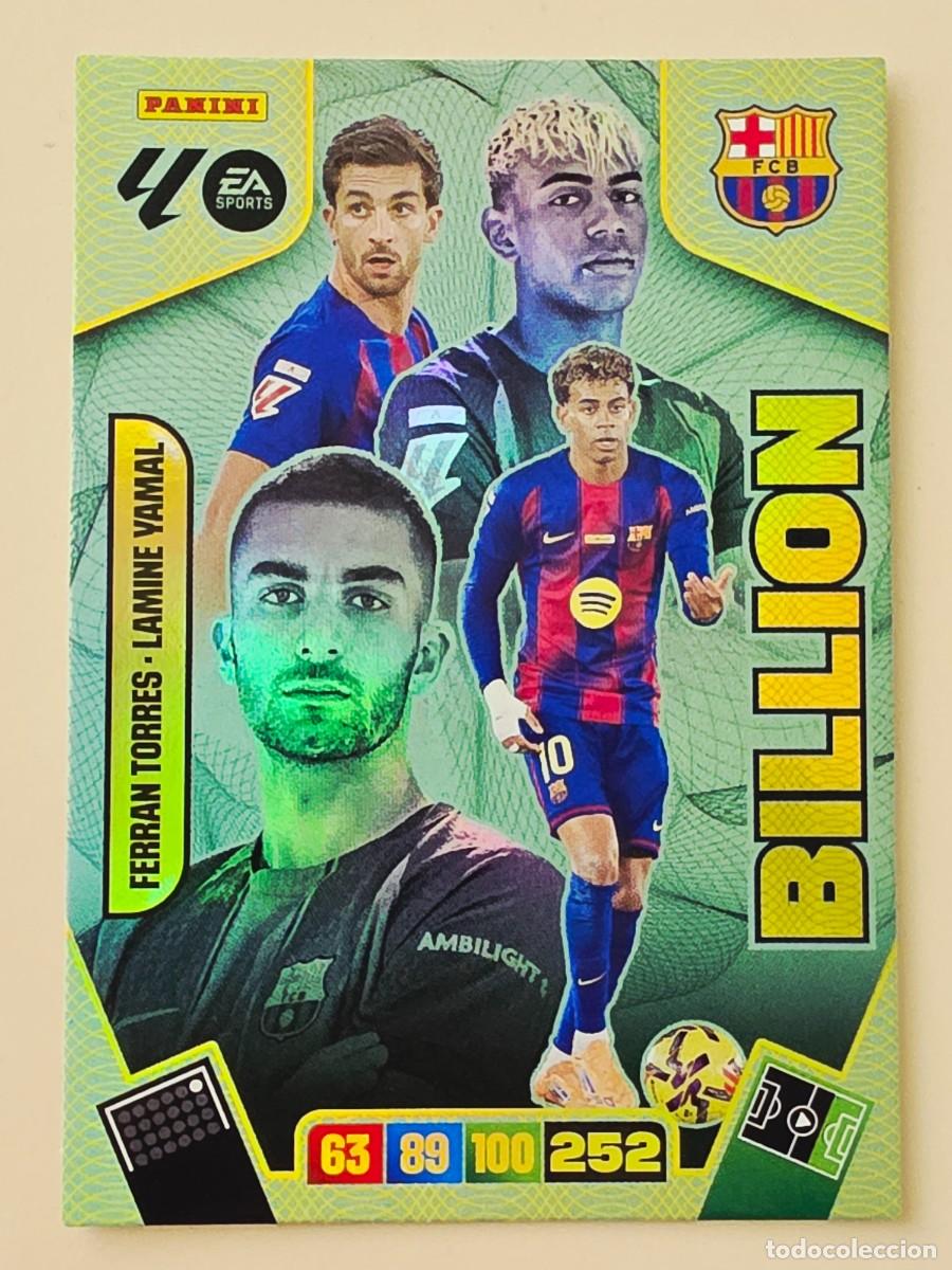 Cromos de F&uacute;tbol: Ferr&aacute;n Torres / Lamine Yamal, FC Barcelona, Billion, Panini Adrenalyn XL La Liga 2025 2026 25 26