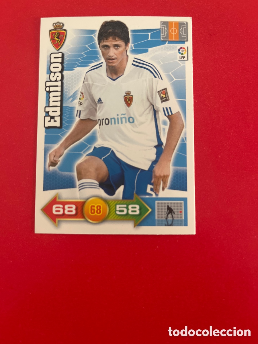 Cromos de F&uacute;tbol: EDMILSON REAL ZARAGOZA 351 ADRENALYN 2010 2011 PANINI XL 10 11 CARTA CROMO FUTBOL