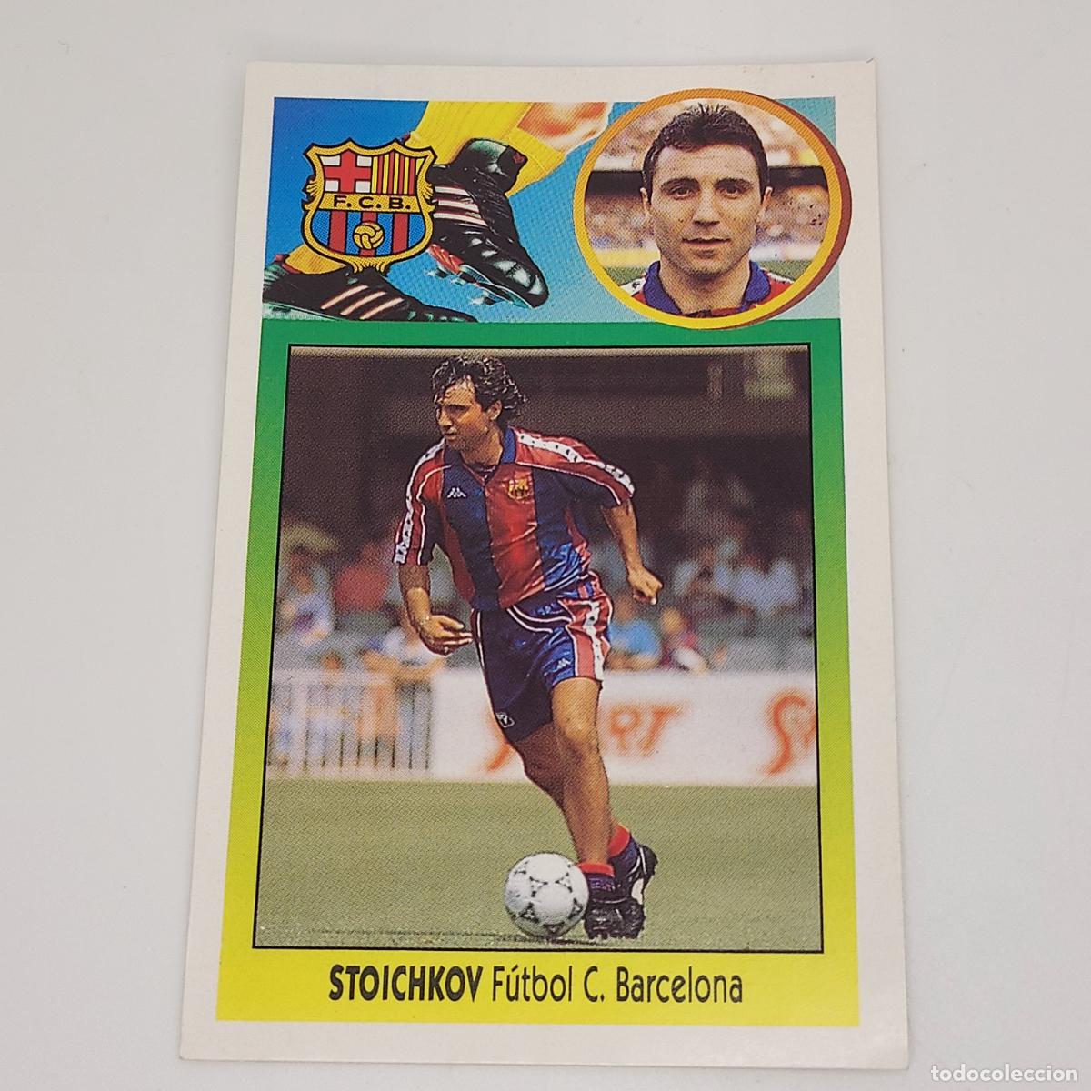 Cartes &agrave; collectionner de Football: CROMO STOICHKOV BARCELONA 1993 1994 93 94 EDICIONES ESTE ADHESIVO SIN PEGAR