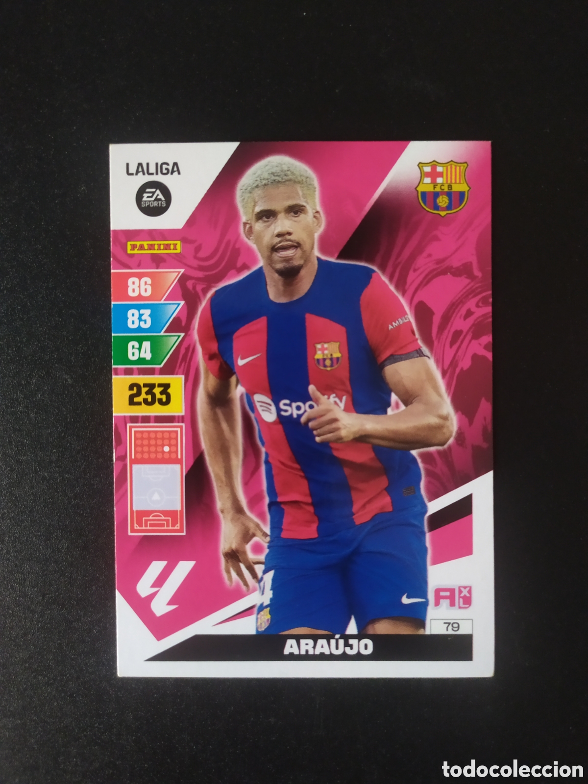 Cromos de F&uacute;tbol: Adrenalyn 2023 2024 23 24 panini Araujo n&deg; 79 Barcelona