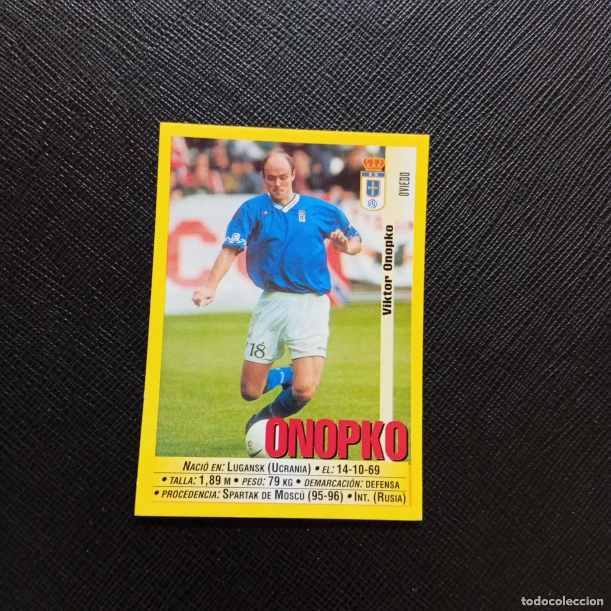 Cromos de F&uacute;tbol: 251 ONOPKO OVIEDO PANINI 1999 2000 CROMO FUTBOL LIGA 99 00 SIN PEGAR - A183 PG172