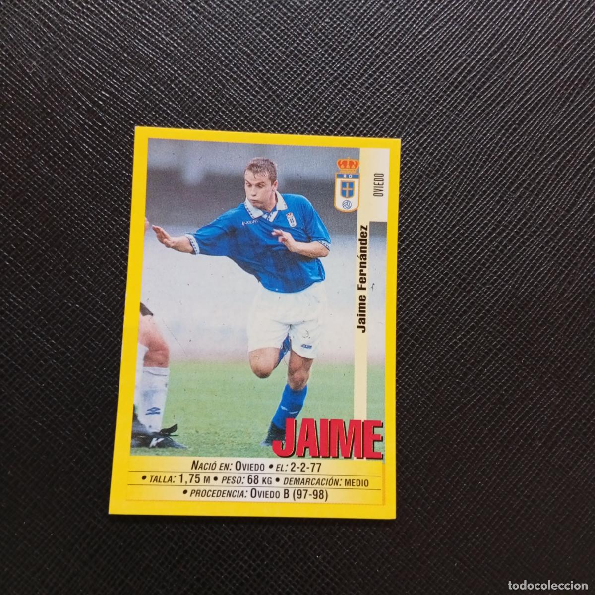 Cromos de Futebol: 259 JAIME OVIEDO PANINI 1999 2000 CROMO FUTBOL LIGA 99 00 SIN PEGAR - A183 PG172
