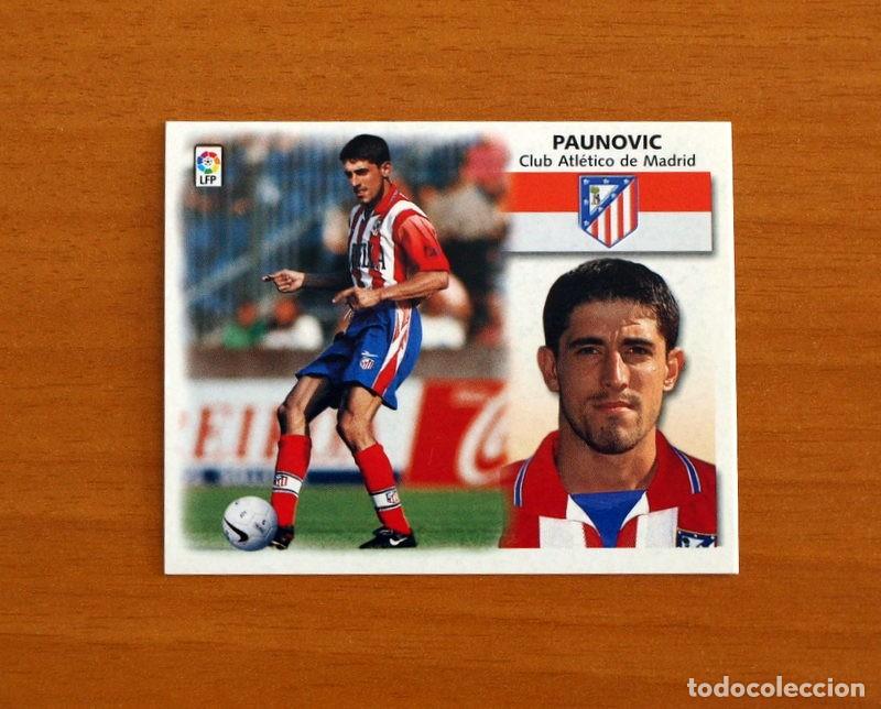 Figurine di Calcio: Atletico de Madrid - Paunovic - Ediciones Este Liga 1999-2000, 99-00 - Nunca Pegado