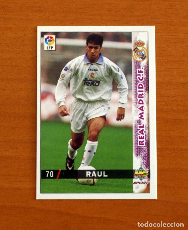 Cromos de F&uacute;tbol: Real Madrid -N&ordm; 70 Ra&uacute;l -Mundicromo Las Fichas de la Liga 1998-1999-98-99