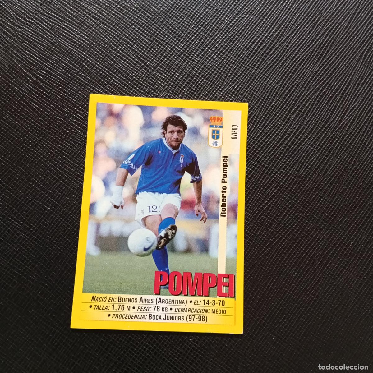 Cartes &agrave; collectionner de Football: 260 POMPEI OVIEDO PANINI 1999 2000 CROMO FUTBOL LIGA 99 00 SIN PEGAR - A183 PG181
