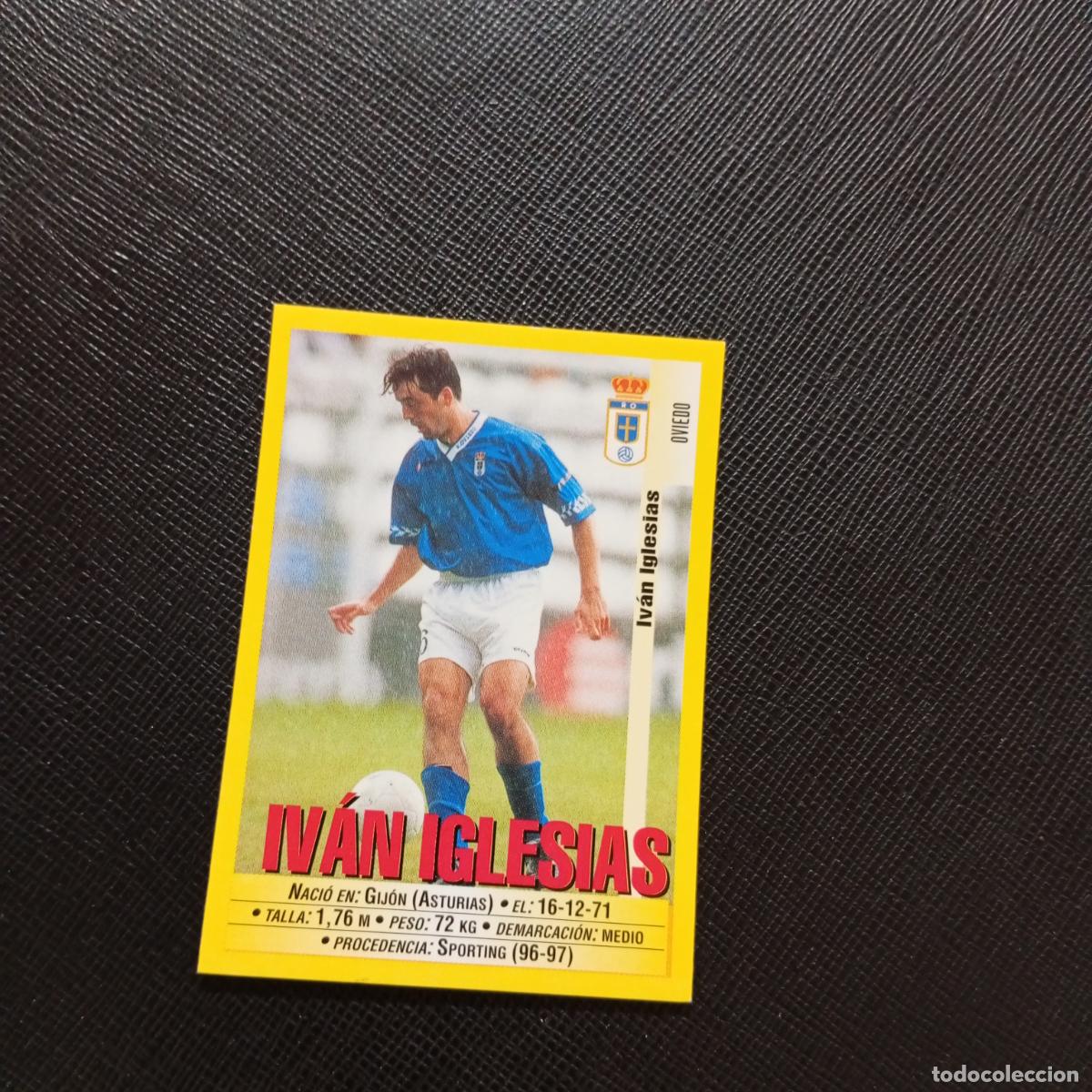 Cartes &agrave; collectionner de Football: 258 IVAN IGLESIAS OVIEDO PANINI 1999 2000 CROMO FUTBOL LIGA 99 00 SIN PEGAR - A183 PG190
