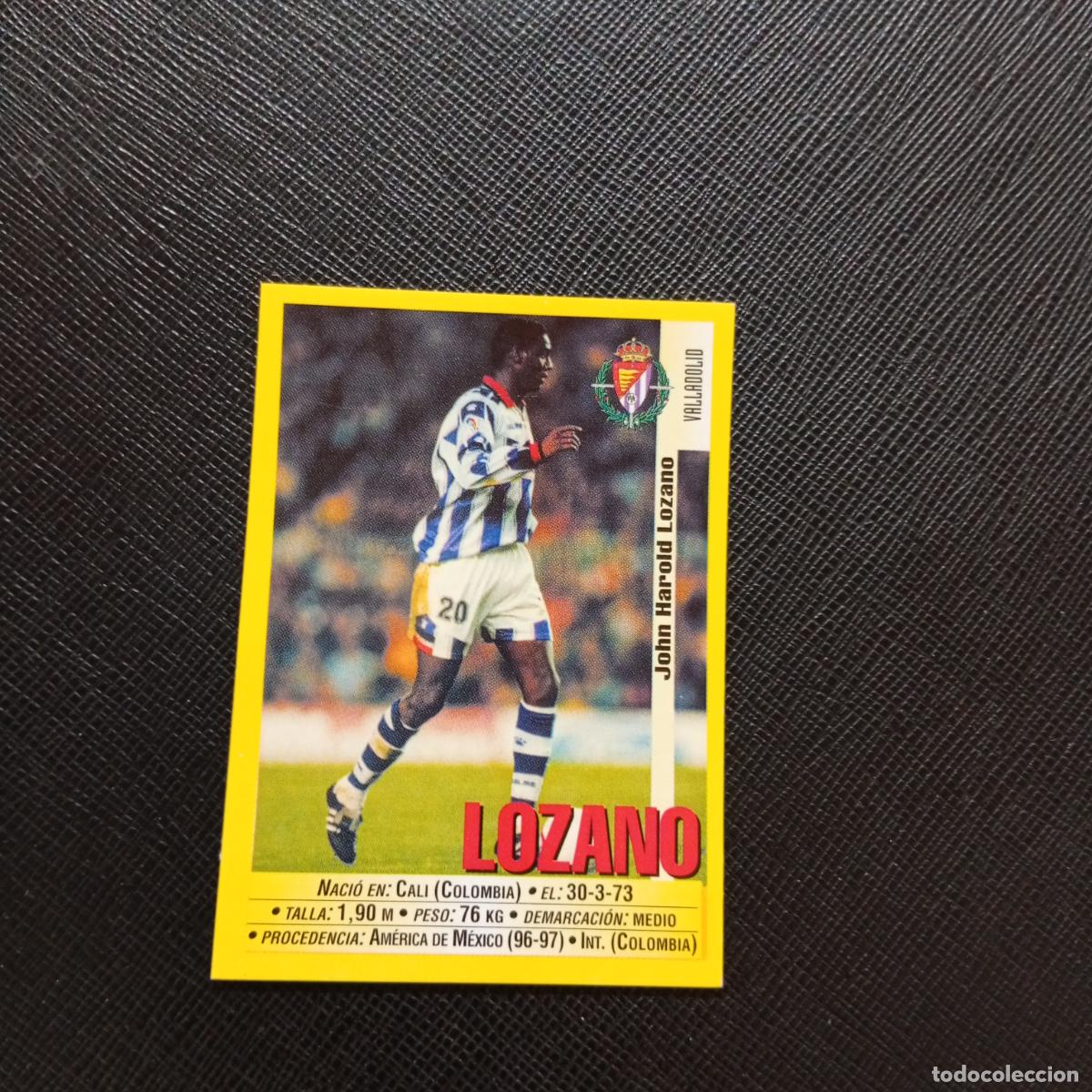 Cromos de F&uacute;tbol: 218 LOZANO VALLADOLID PANINI 1999 2000 CROMO FUTBOL LIGA 99 00 SIN PEGAR - A183 PG190