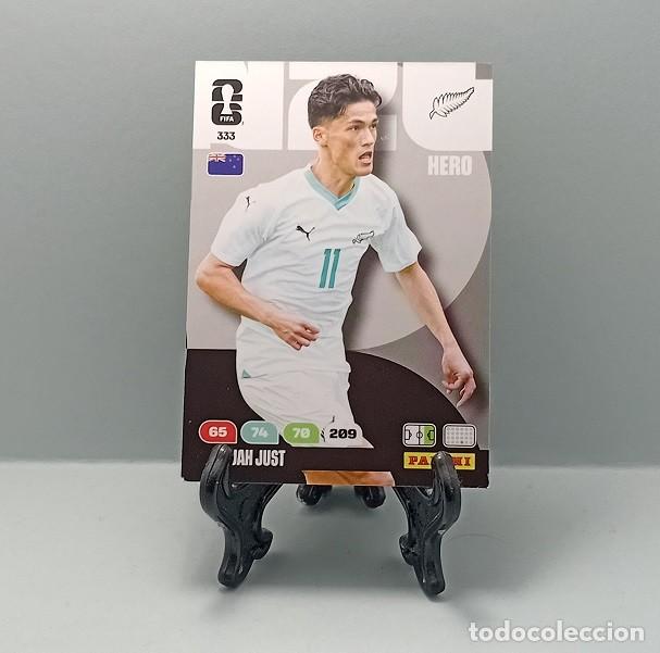 Football Stickers: 333 ELIJAH JUST NEW ZEALAND NUEVA ZELANDA CROMO FICHA ADRENALYN XL PANINI FIFA WORLD CUP 2026 HERO