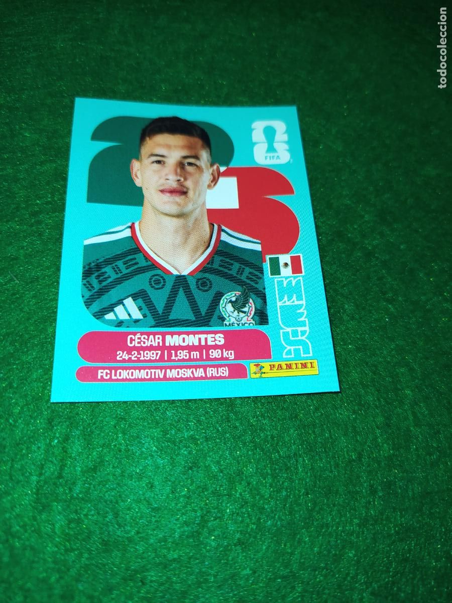 Cromos de Futebol: OFFICIAL STICKER COLLECTION WORLD CUP 2026 - MEXICO N&ordm; 5 CESAR MONTES
