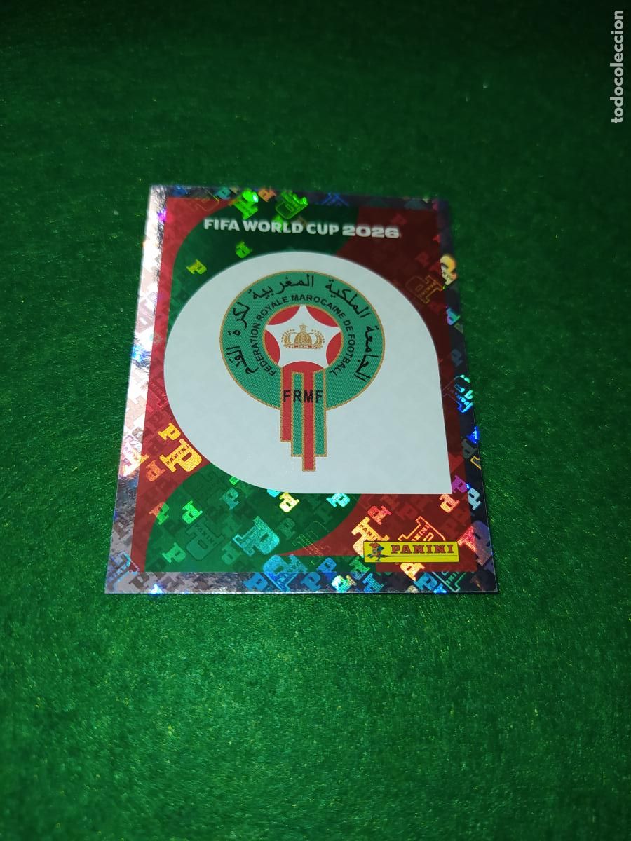 Cromos de Futebol: OFFICIAL STICKER COLLECTION WORLD CUP 2026 - MARRUECOS N&ordm; 1 ESCUDO