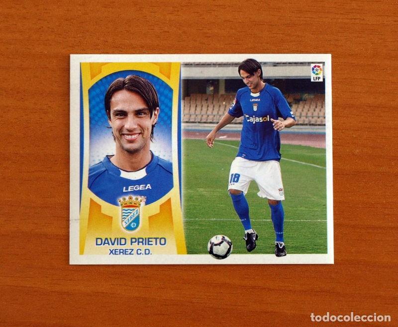Cromos de F&uacute;tbol: Xerez, Jerez - David Prieto - Fichaje n&ordm; 35 - Liga 2009-2010, 09-10 - Ediciones Este - Nunca pegado