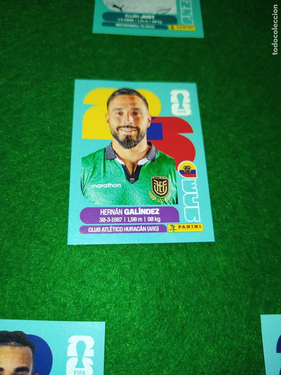 Cromos de F&uacute;tbol: OFFICIAL STICKER COLLECTION WORLD CUP 2026 - ECUADOR N&ordm; 2 GALINDEZ