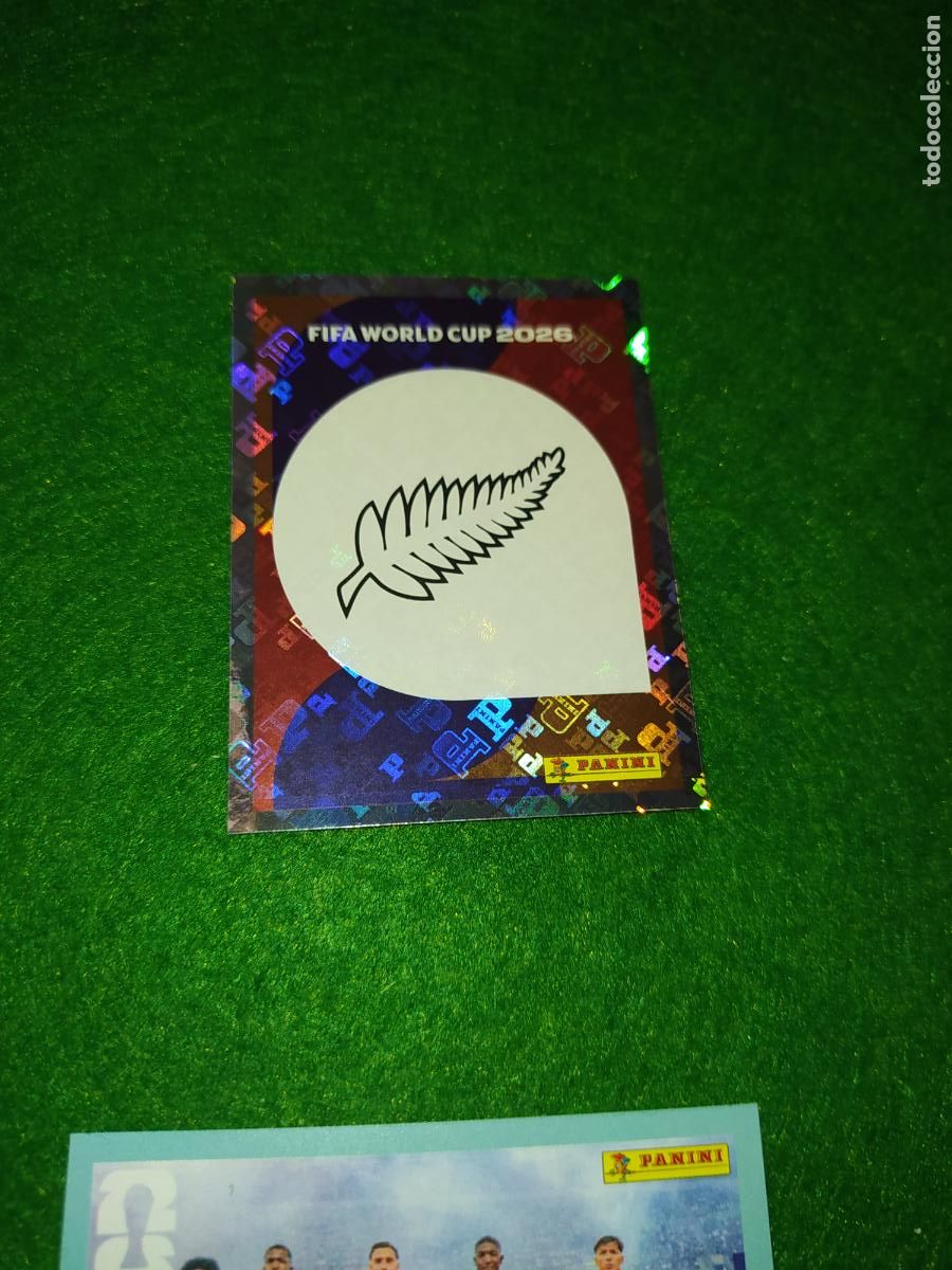 Figurine di Calcio: OFFICIAL STICKER COLLECTION WORLD CUP 2026 - NUEVA ZELANDA N&ordm; 1 ESCUDO