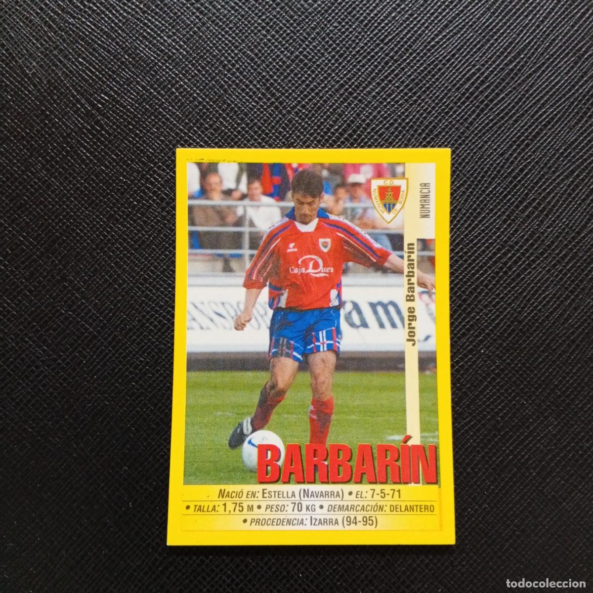 Cartes &agrave; collectionner de Football: 340 BARBARIN NUMANCIA PANINI 1999 2000 CROMO FUTBOL LIGA 99 00 SIN PEGAR - A183 PG469