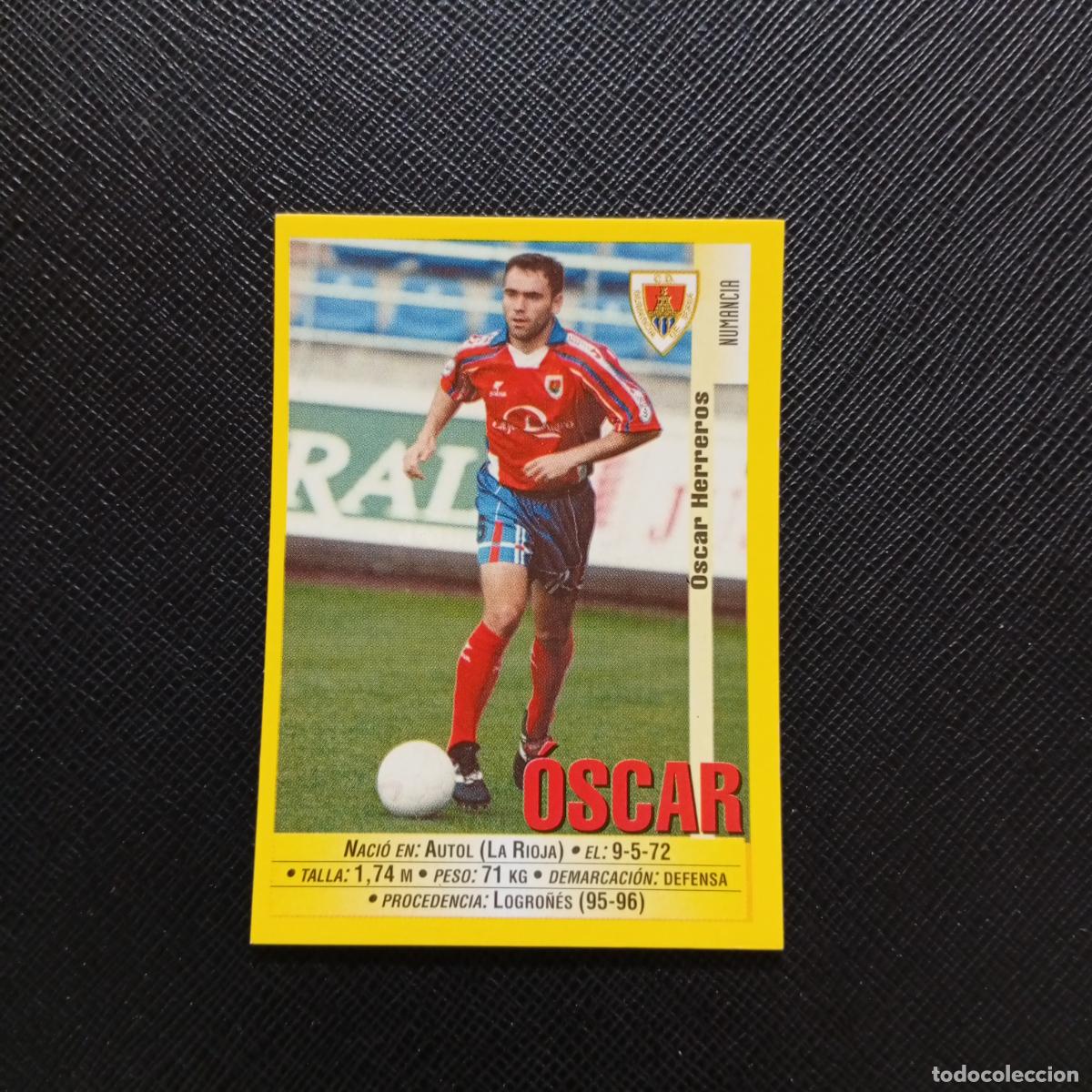 Cartes &agrave; collectionner de Football: 326 OSCAR NUMANCIA PANINI 1999 2000 CROMO FUTBOL LIGA 99 00 SIN PEGAR - A183 PG469