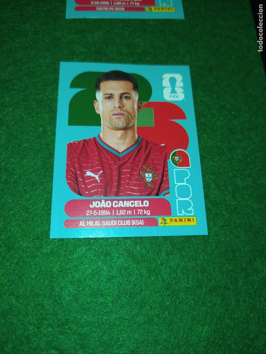 Cartes &agrave; collectionner de Football: OFFICIAL STICKER COLLECTION WORLD CUP 2026 - PORTUGAL N&ordm; 5 JOAO CANCELO