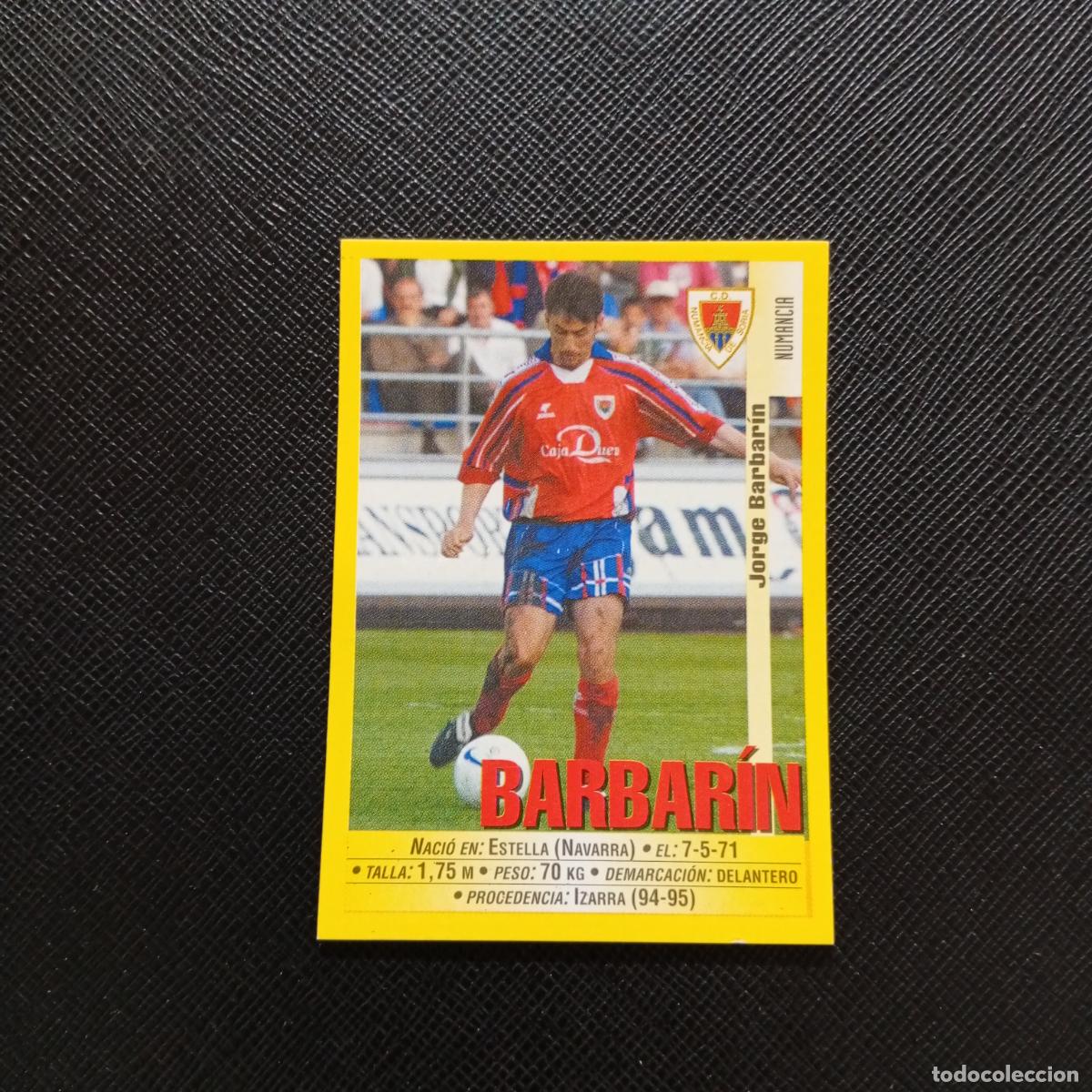 Cartes &agrave; collectionner de Football: 340 BARBARIN NUMANCIA PANINI 1999 2000 CROMO FUTBOL LIGA 99 00 SIN PEGAR - A183 PG469 B