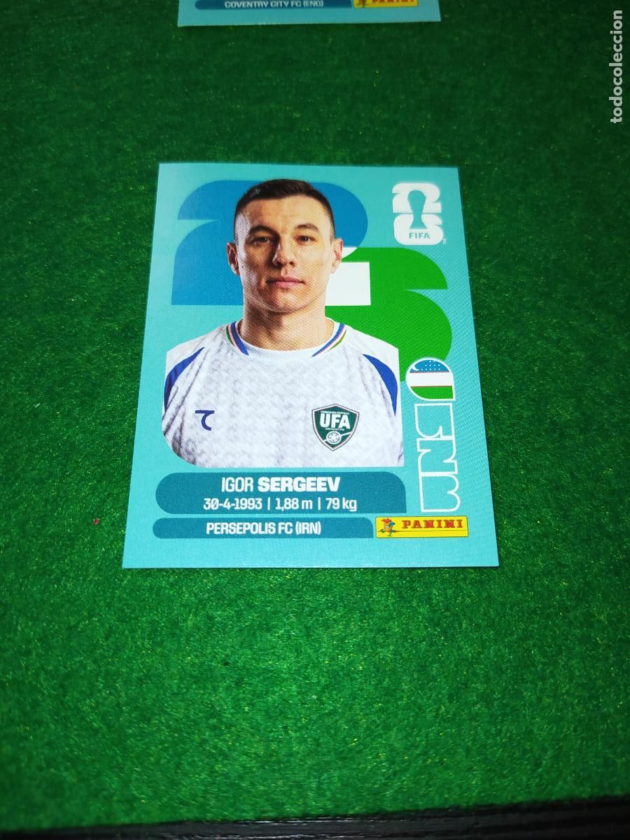 Cartes &agrave; collectionner de Football: OFFICIAL STICKER COLLECTION WORLD CUP 2026 - UZBEKISTAN N&ordm; 19 SERGEEV