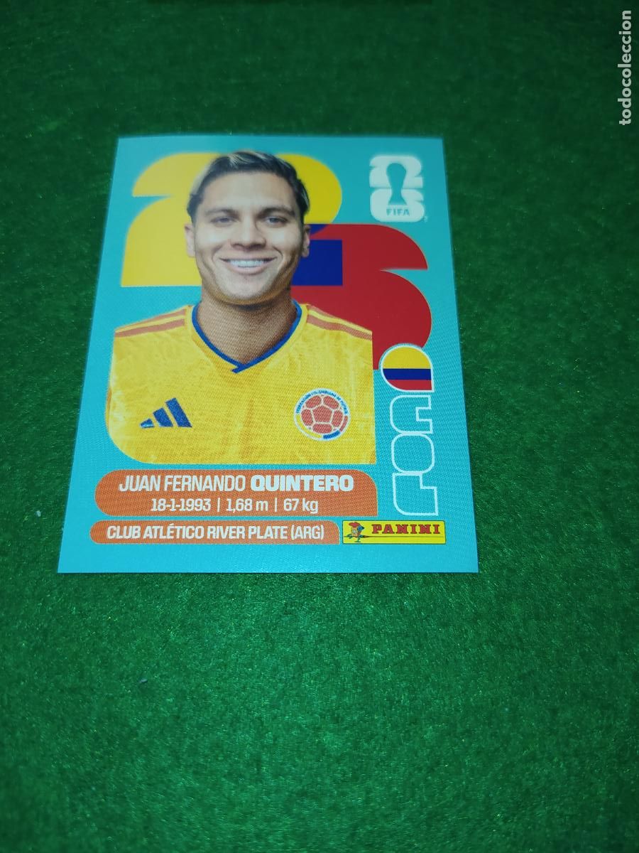Cromos de F&uacute;tbol: OFFICIAL STICKER COLLECTION WORLD CUP 2026 - COLOMBIA N&ordm; 15 QUINTERO