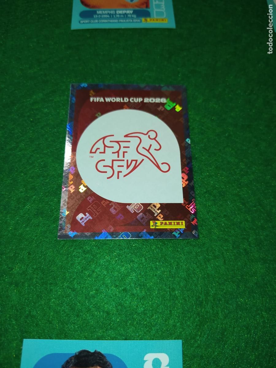Cromos de F&uacute;tbol: OFFICIAL STICKER COLLECTION WORLD CUP 2026 - SUIZA N&ordm; 1 ESCUDO