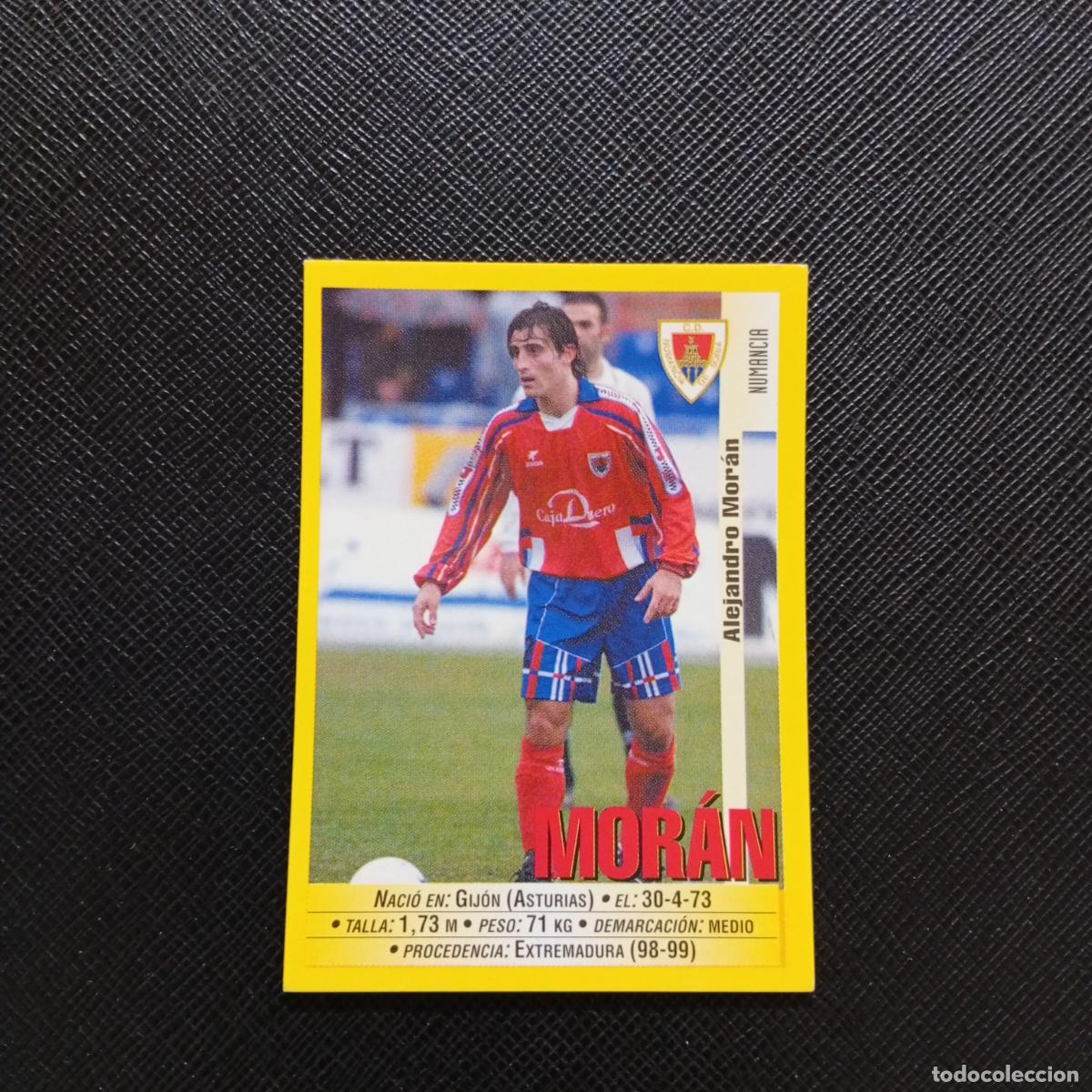 Cromos de F&uacute;tbol: 333 MORAN NUMANCIA PANINI 1999 2000 CROMO FUTBOL LIGA 99 00 SIN PEGAR - A183 PG469 B