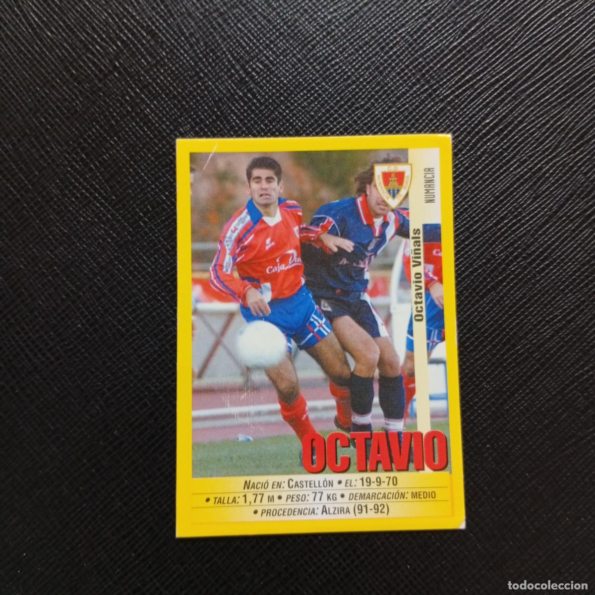 Cromos de F&uacute;tbol: 335 OCTAVIO NUMANCIA PANINI 1999 2000 CROMO FUTBOL LIGA 99 00 SIN PEGAR - A183 PG469 B