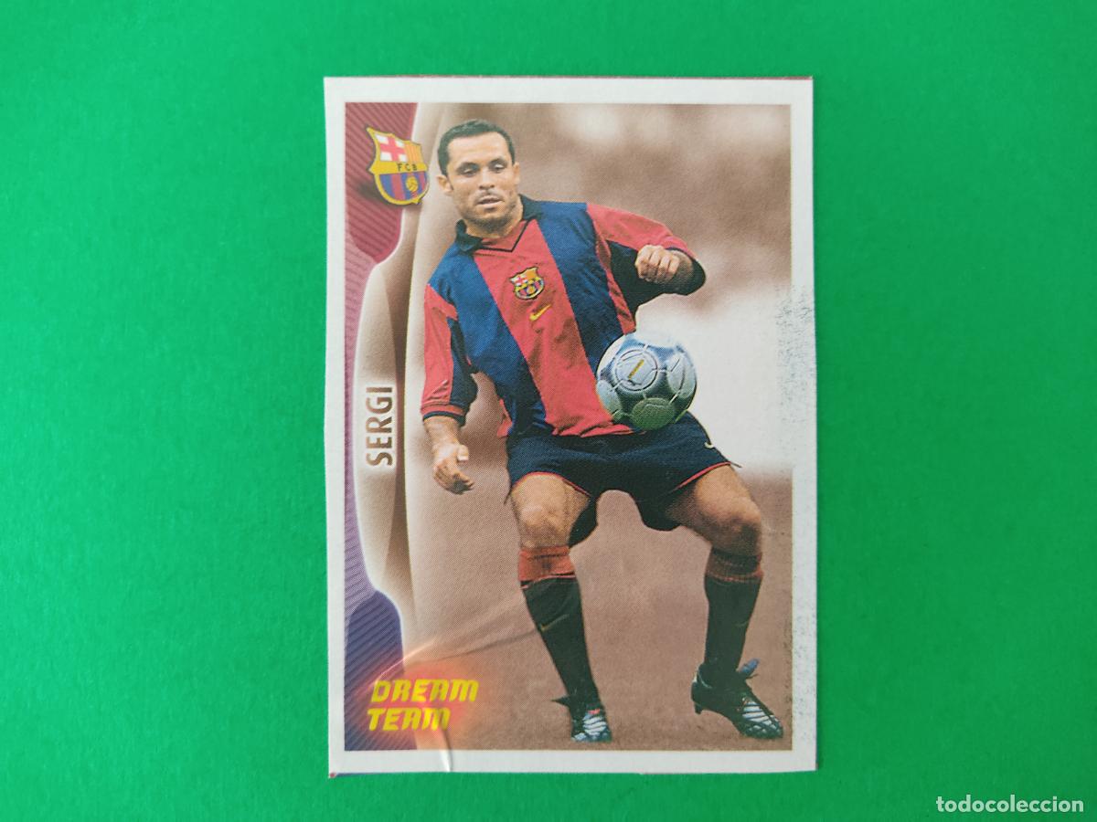 Cromos de F&uacute;tbol: CROMO FUTBOL SERGI F.C. BARCELONA RECORTADO N&ordm; 128 ALBUM SUPER BAR&Ccedil;A 2005-2006/05-06 PANINI