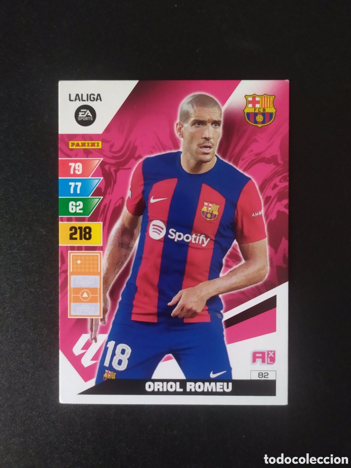 Cromos de F&uacute;tbol: Adrenalyn 2023 2024 23 24 panini Oriol Romeu n&deg; 82 Barcelona