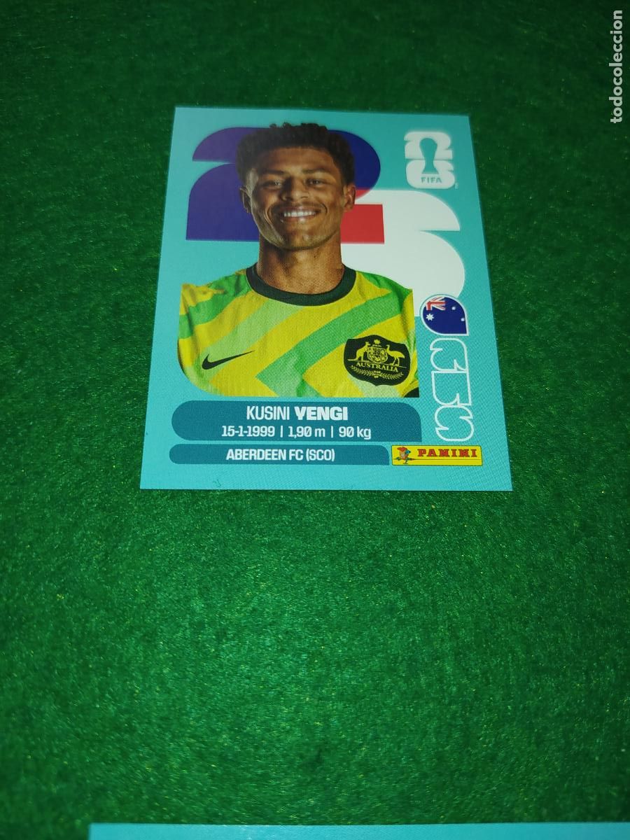 Cromos de Futebol: OFFICIAL STICKER COLLECTION WORLD CUP 2026 - AUSTRALIA N&ordm; 18 YENGI