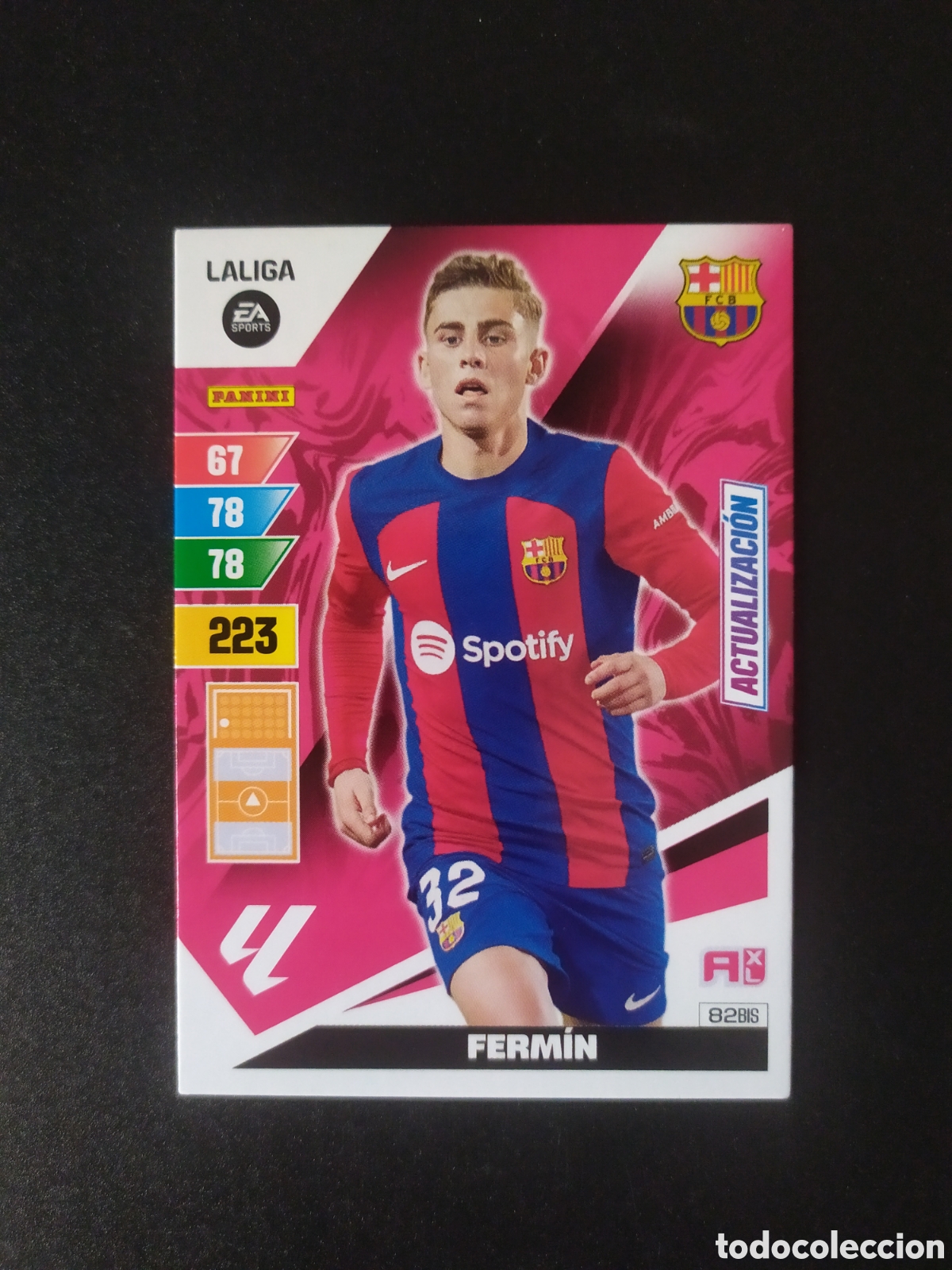 Cromos de Futebol: Adrenalyn 2023 2024 23 24 panini Ferm&iacute;n actualizaci&oacute;n n&deg; 82 bis Barcelona