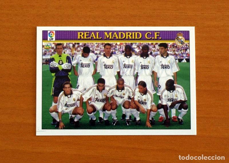 Cromos de Futebol: Real Madrid - N&ordm; 362, Indice. Alineaci&oacute;n - Las Fichas de la Liga Mundicromo 1999-2000, 99-00 -