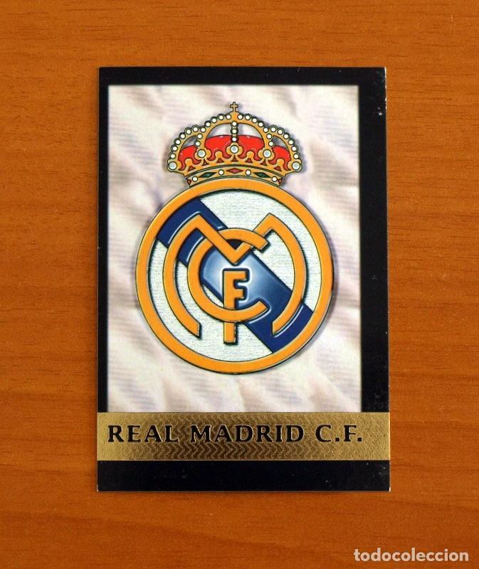 Figurine di Calcio: Real Madrid - N&ordm; 19, Escudo - Mundicromo Las Fichas de la Liga 1999-2000, 99-00 - Mundi Cromo