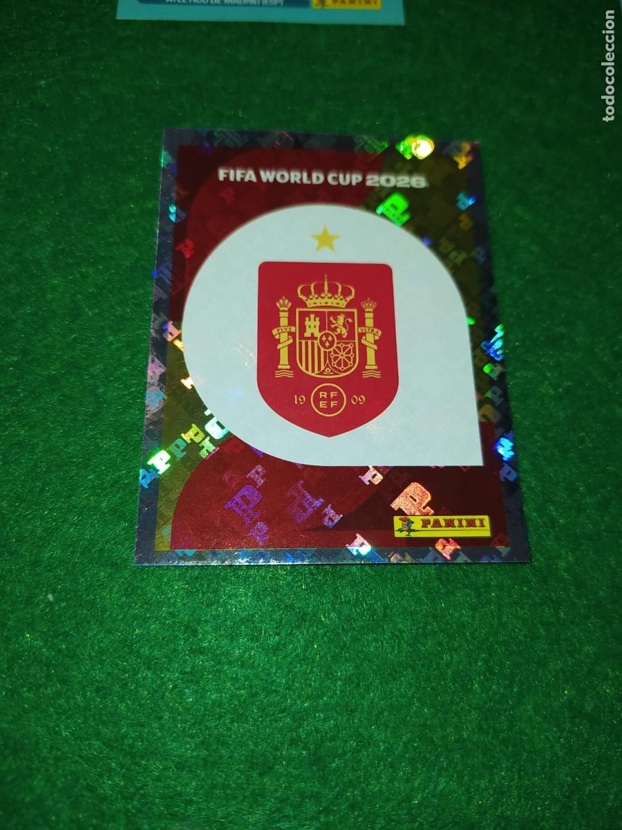 Cromos de F&uacute;tbol: OFFICIAL STICKER COLLECTION WORLD CUP 2026 - ESPA&Ntilde;A N&ordm; 1 ESCUDO