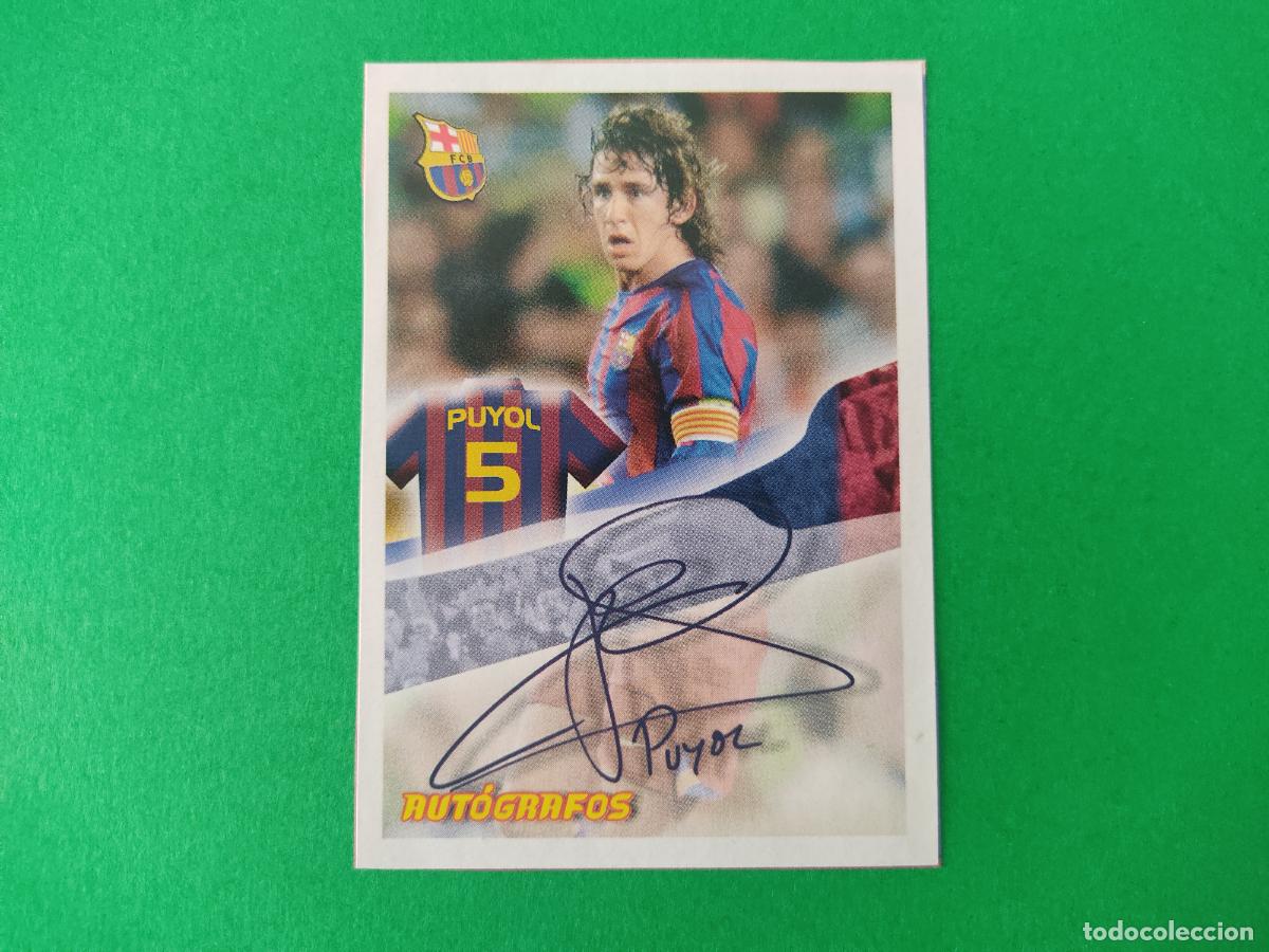 Cromos de F&uacute;tbol: CROMO FUTBOL PUYOL F.C. BARCELONA RECORTADO N&ordm; 96 ALBUM SUPER BAR&Ccedil;A 2005-2006/05-06 PANINI
