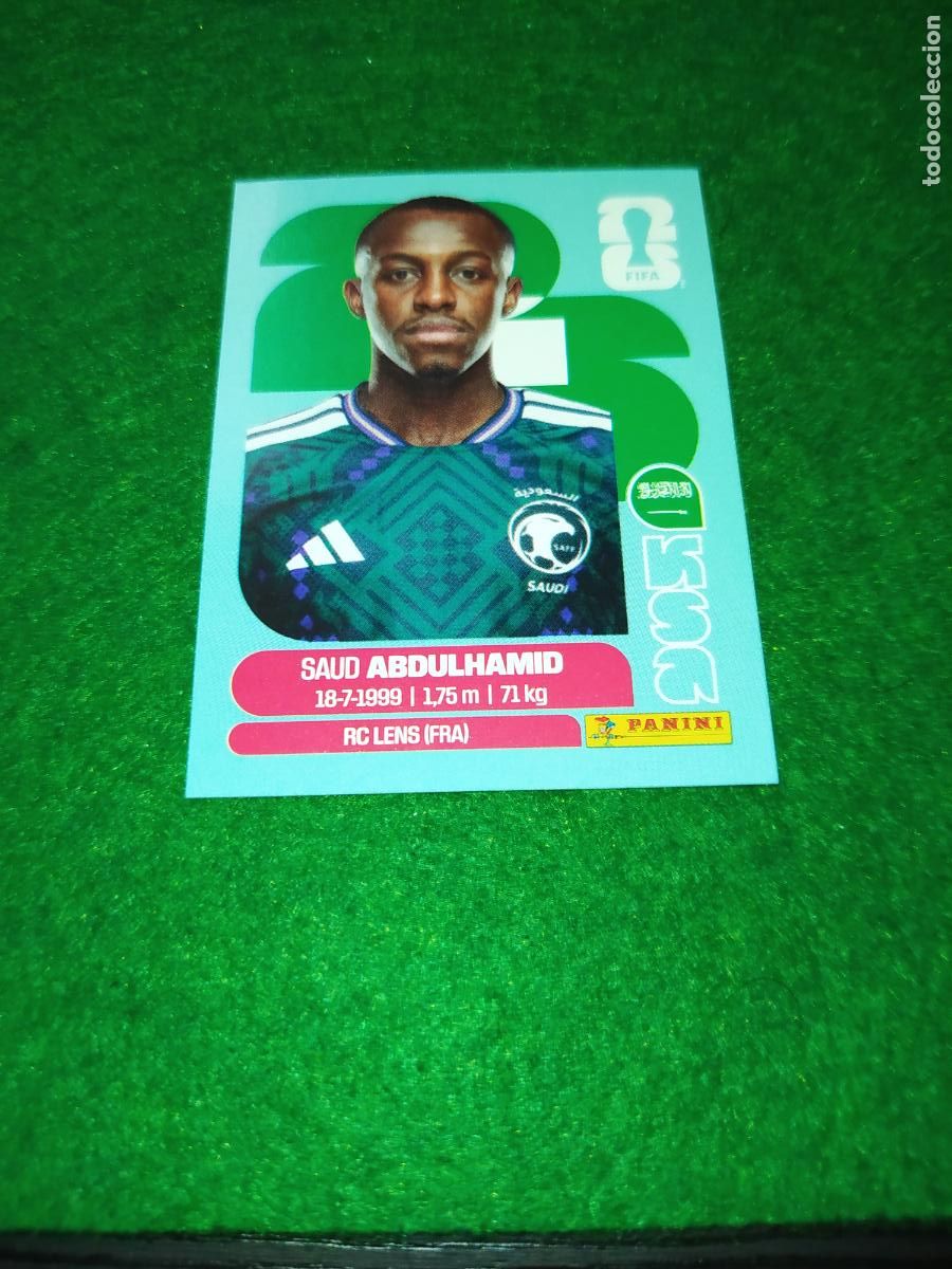 Cromos de F&uacute;tbol: OFFICIAL STICKER COLLECTION WORLD CUP 2026 - ARABIA SAUDI N&ordm; 4 ABDULHAMID