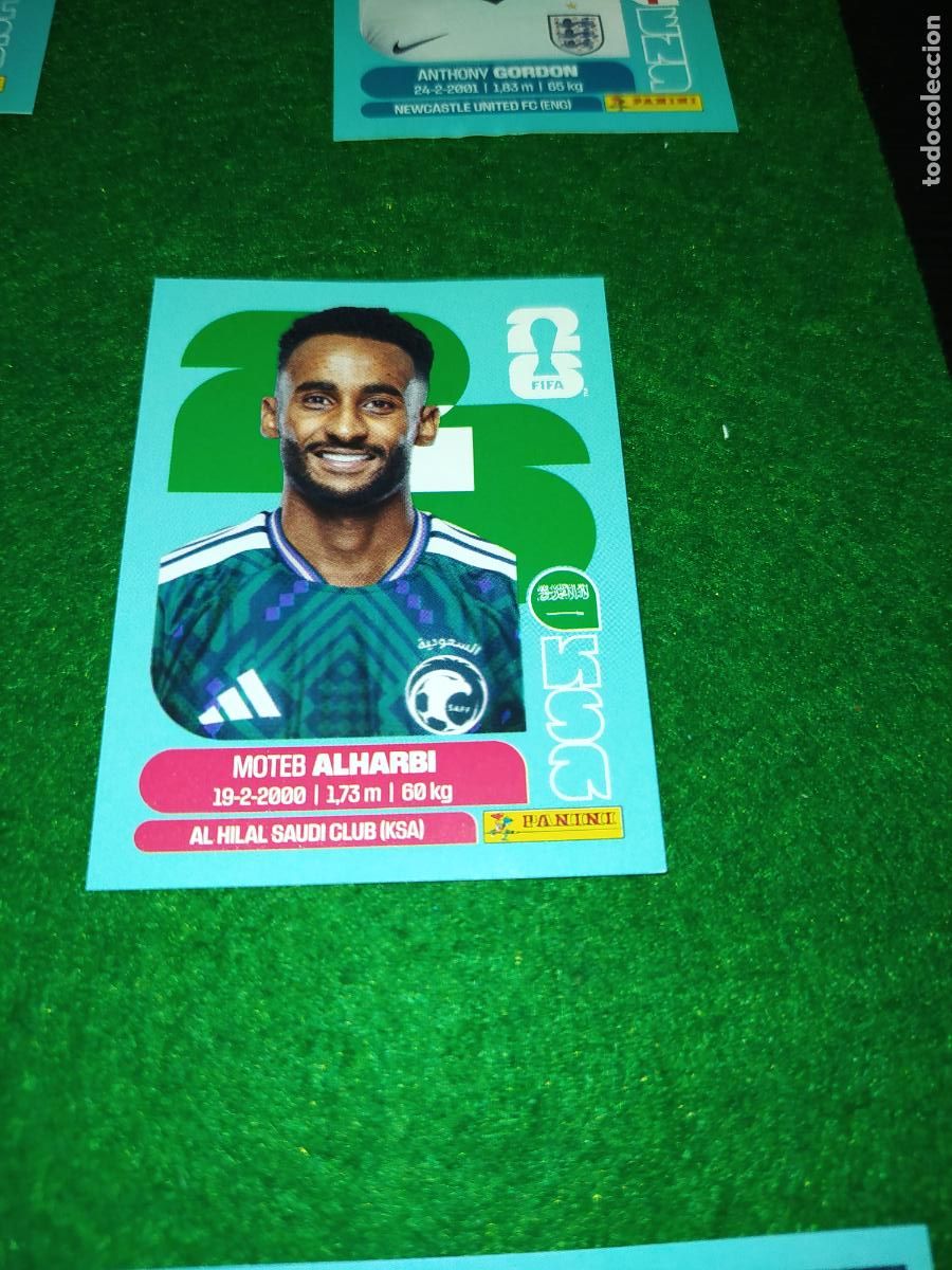 Cromos de F&uacute;tbol: OFFICIAL STICKER COLLECTION WORLD CUP 2026 - ARABIA SAUDI N&ordm; 7 ALHARBI