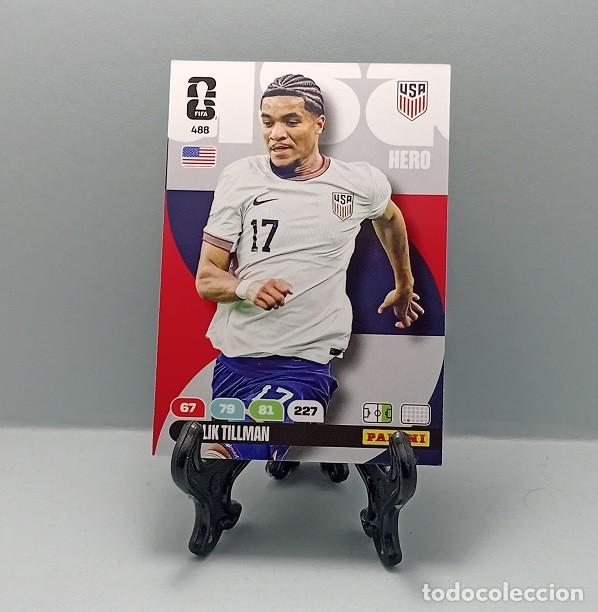 Cromos de F&uacute;tbol: 488 MALIK TILLMAN USA UNITED STATES CROMO FICHA CARD ADRENALYN XL PANINI FIFA WORLD CUP 2026 HERO