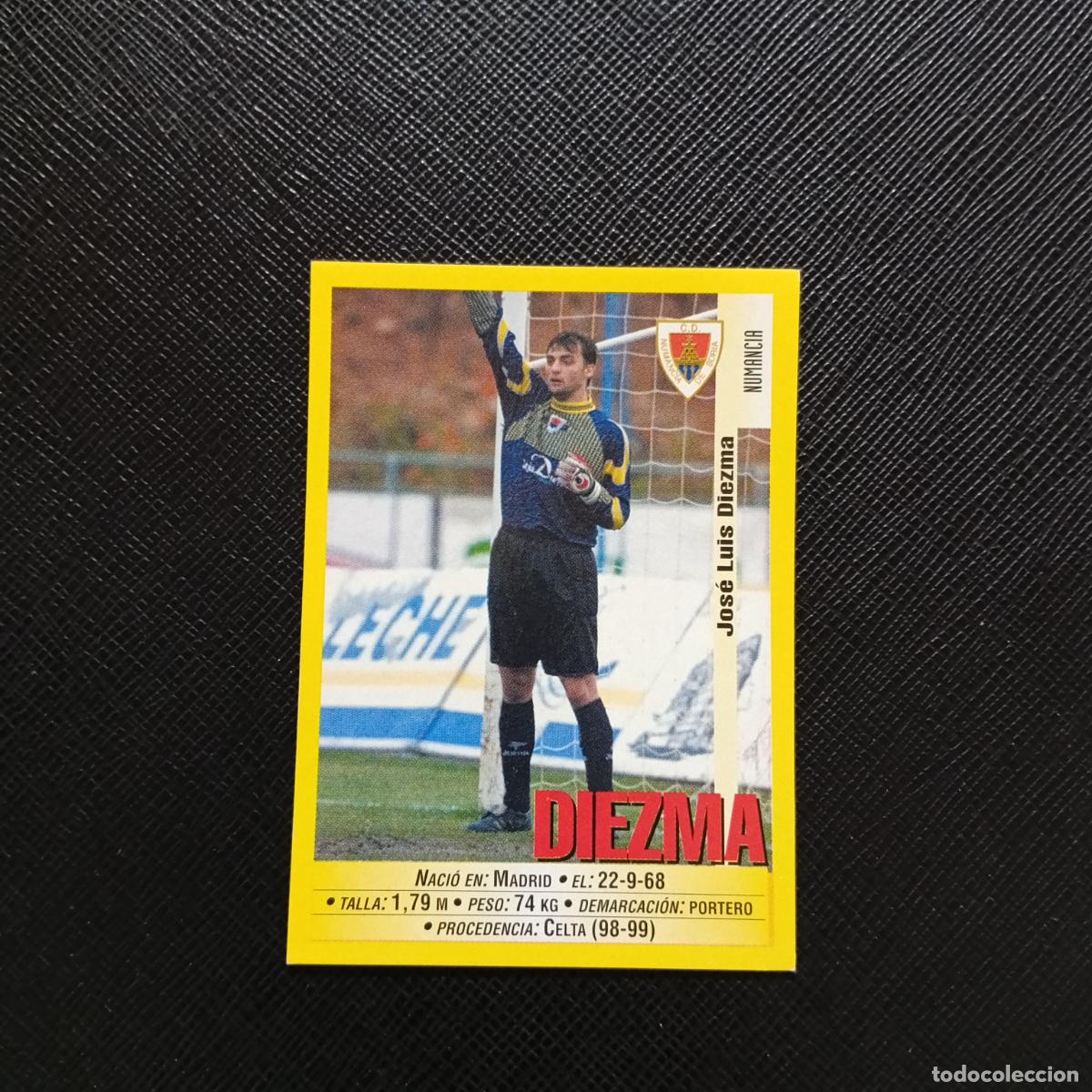 Cartes &agrave; collectionner de Football: 325 DIEZMA NUMANCIA PANINI 1999 2000 CROMO FUTBOL LIGA 99 00 SIN PEGAR - A183 PG469