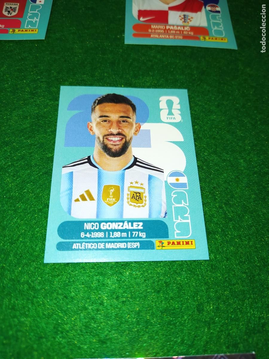 Cartes &agrave; collectionner de Football: OFFICIAL STICKER COLLECTION WORLD CUP 2026 - ARGENTINA N&ordm; 16 NICO GONZALEZ