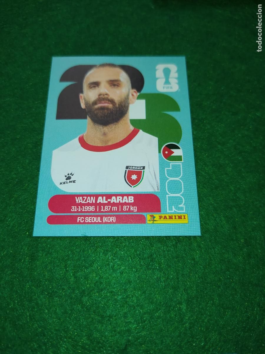 Cartes &agrave; collectionner de Football: OFFICIAL STICKER COLLECTION WORLD CUP 2026 - JORDANIA N&ordm; 5 AL-ARAB