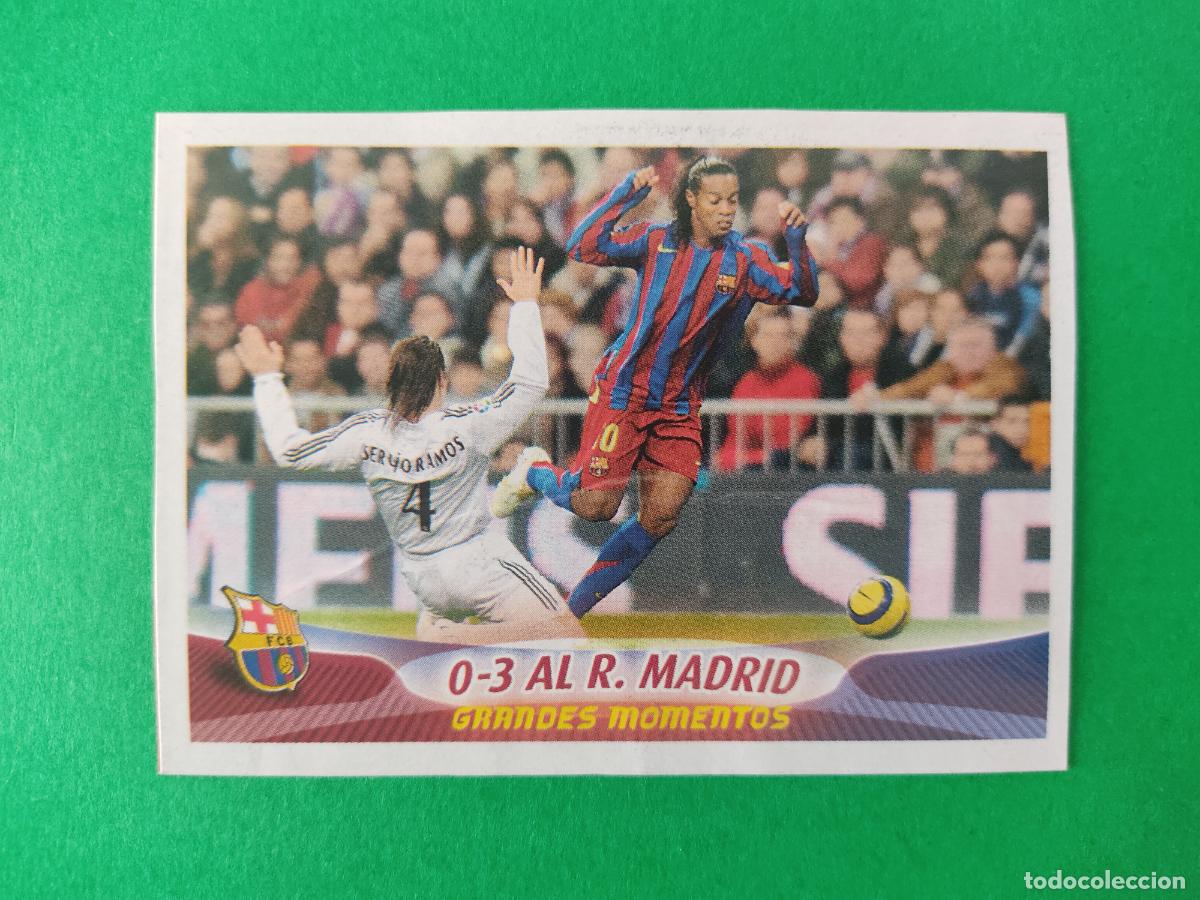 Cromos de Futebol: CROMO FUTBOL RONALDINHO F.C. BARCELONA RECORTADO N&ordm; 81 ALBUM SUPER BAR&Ccedil;A 2005-2006/05-06 PANINI