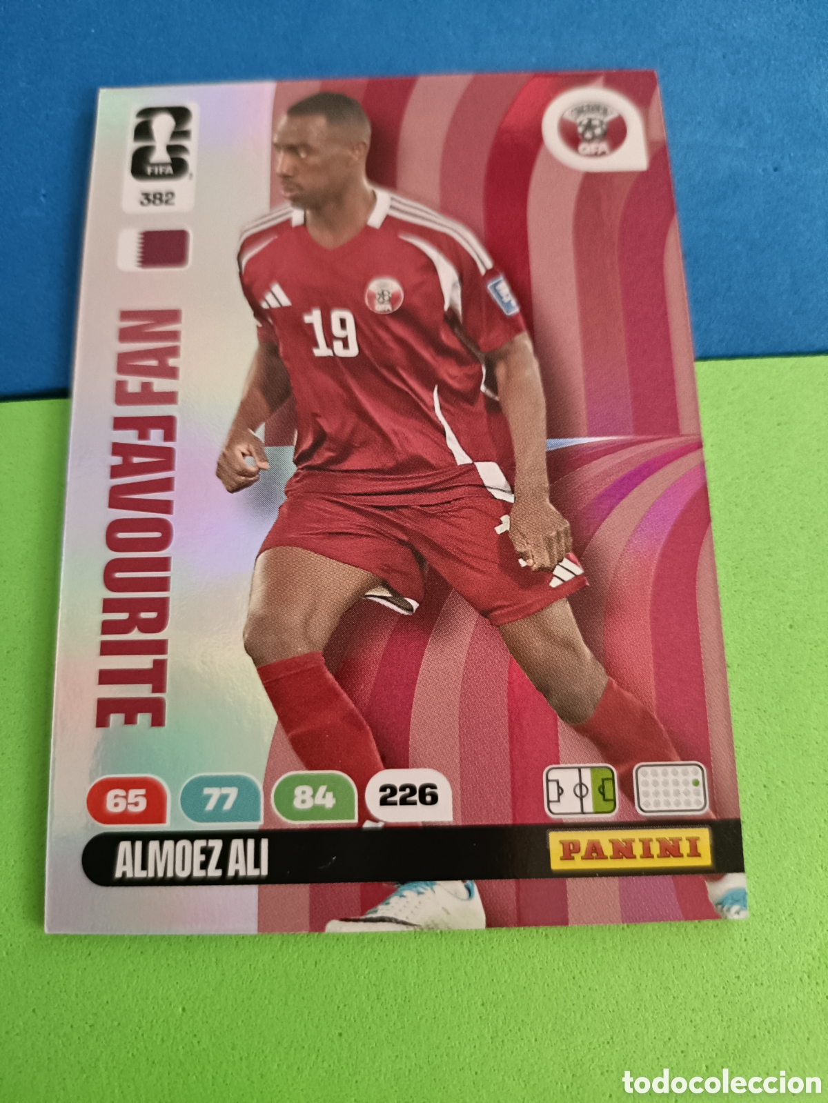 Cromos de F&uacute;tbol: Adrenalyn XL Fifa World cup 2026 mundial - Fan Favourite 382 Almoez Ali