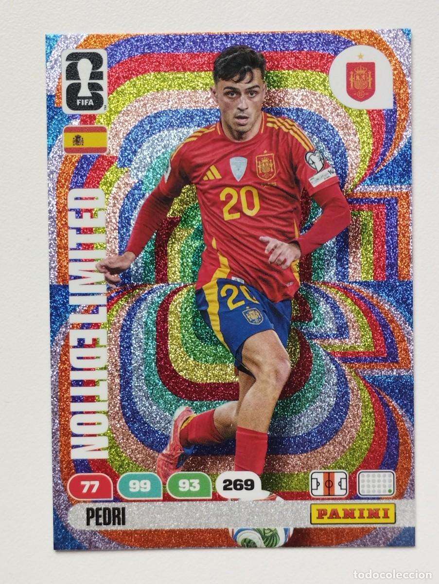 Cromos de F&uacute;tbol: CROMO CARD ADRENALYN MUNDIAL WORLD CUP 2026 LIMITED EDITION PEDRI ESPA&Ntilde;A
