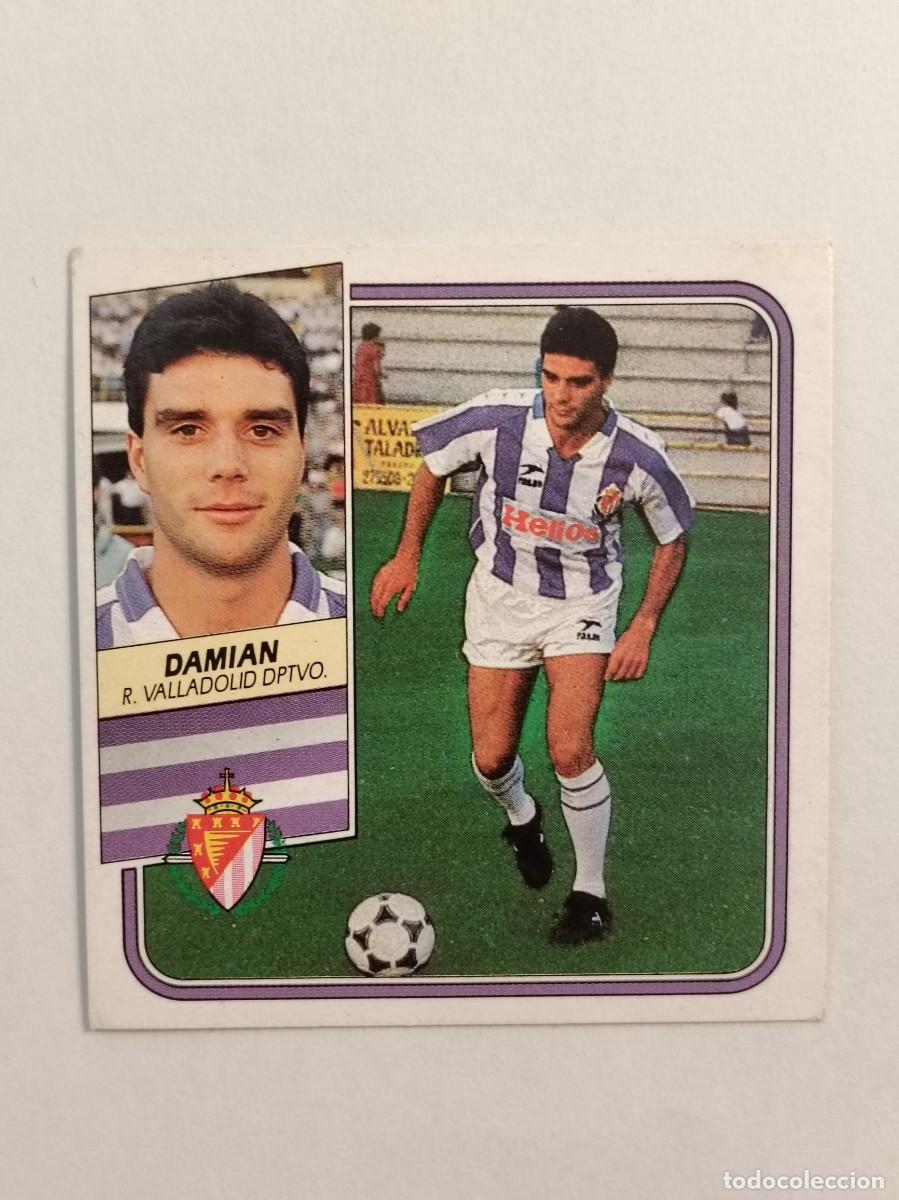 Cromos de F&uacute;tbol: DAMIAN REAL VALLADOLID LIGA 89/90 ESTE